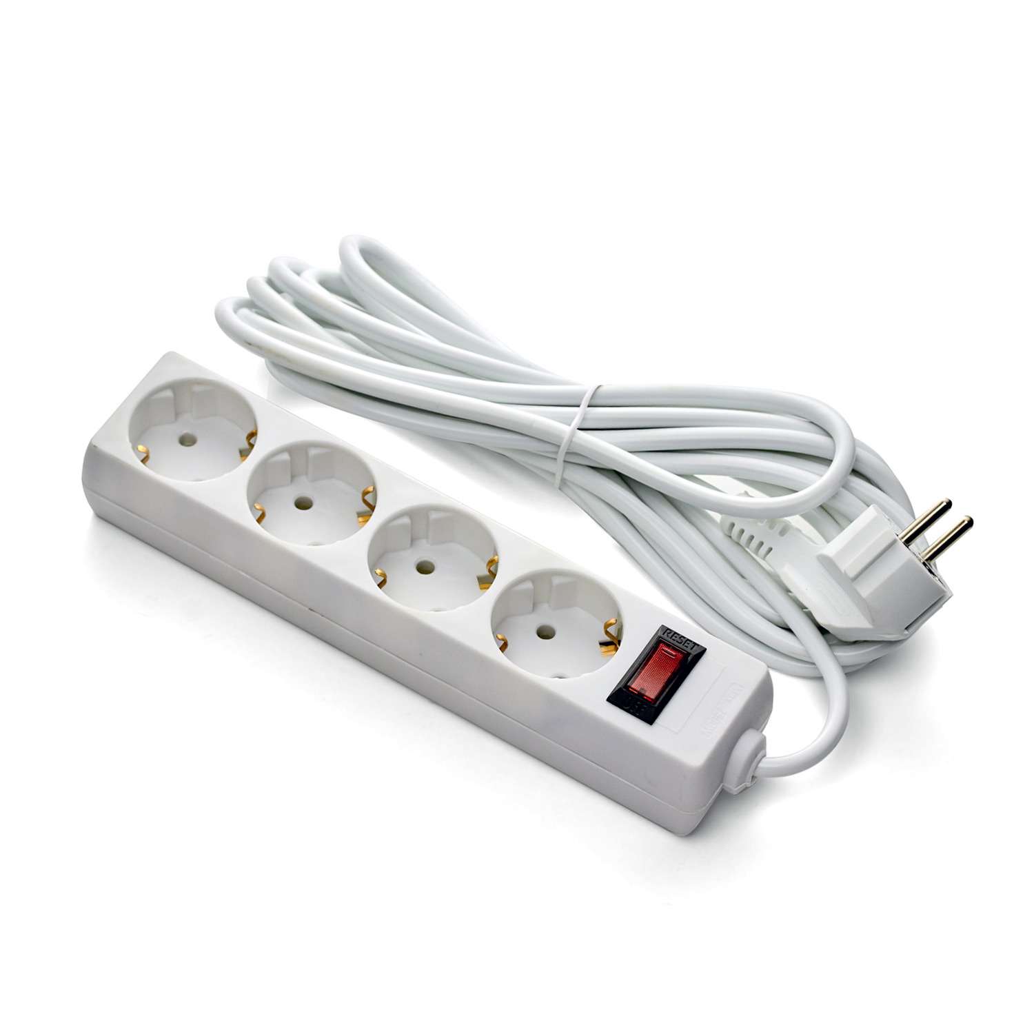 

Удлинитель ExeGate EC-4-1.8W, 4-розетки, 1.8м, белый (EX279399RUS), EC-4-1.8W