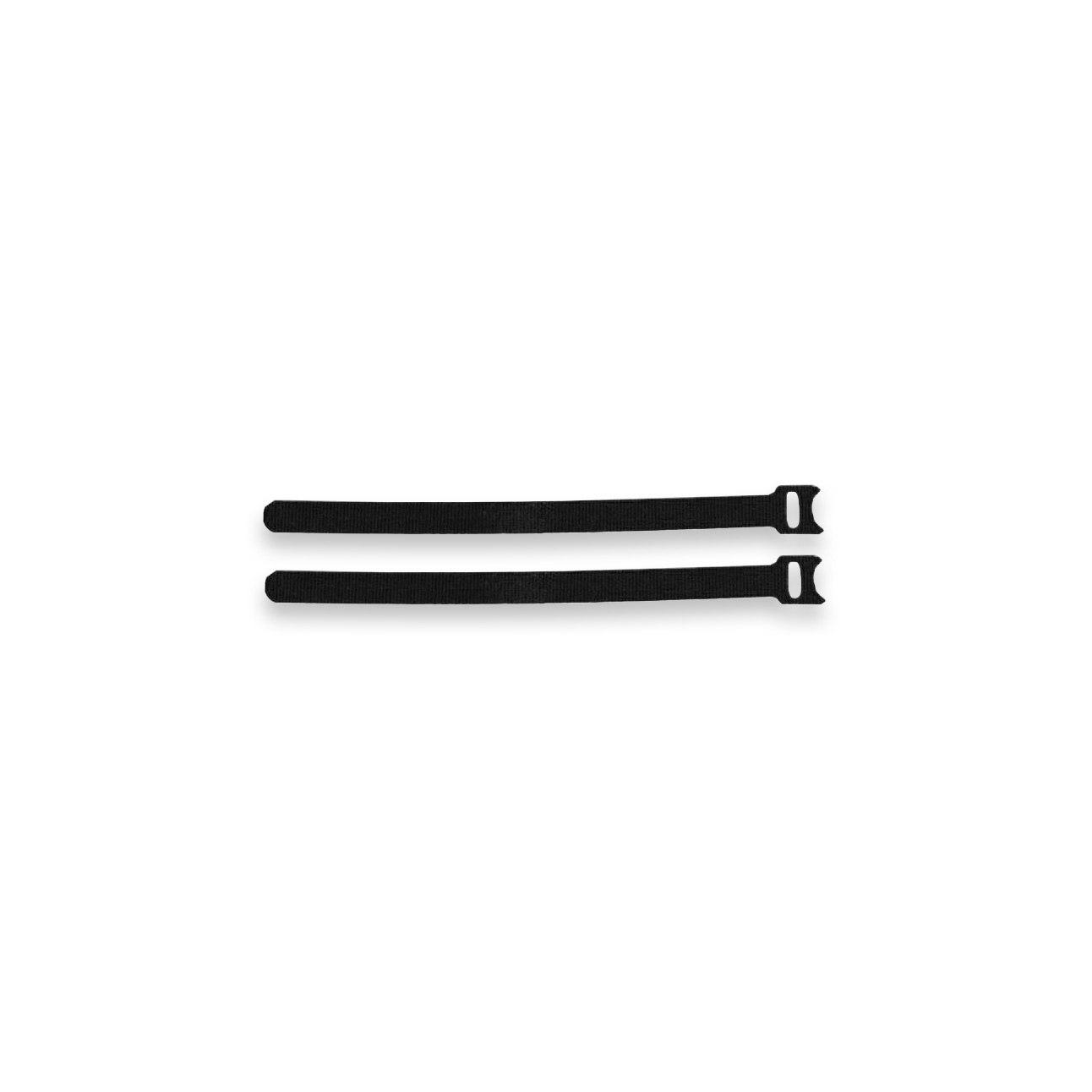 Стяжка-липучка SNR Velcro, 1.2см x 150мм, 10шт., черный (SNR-VT15-BK)