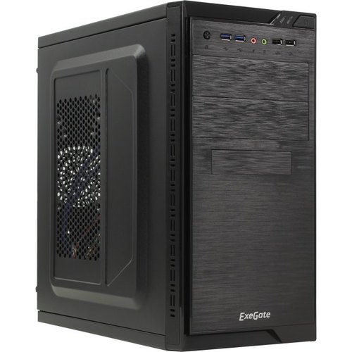 Корпус ExeGate QA-412U, mATX, Mini-Tower, 2xUSB 3.0, черный, 450 Вт (EX272746RUS)