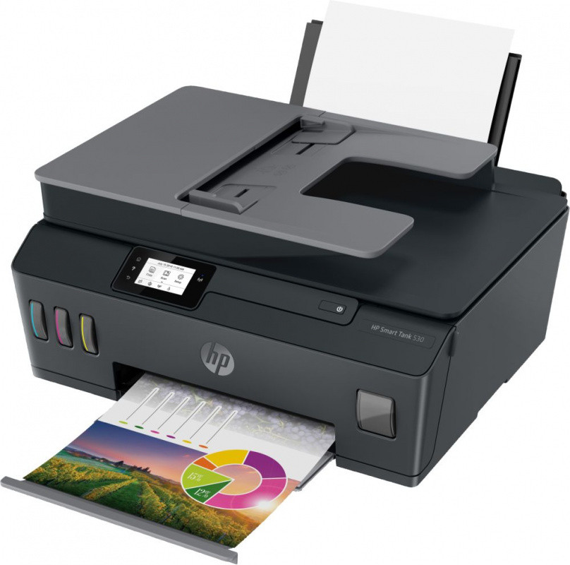 МФУ струйный HP Smart Tank 530, A4, цветной