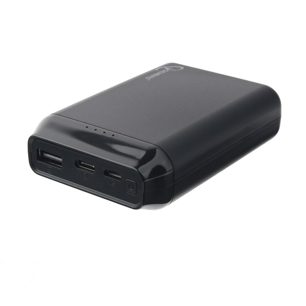 

Портативный аккумулятор (Powerbank) Gembird GPB-101, 10000mAh, 1xUSB, 2.1A, Type-C, черный, GPB-101