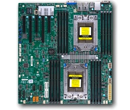 

Материнская плата Supermicro H11DSi-NT, 2xSocket SP3, 16xDDR4, 2PCI-Ex16, 3PCI-Ex8, 1xM.2-PCI-E, 10SATA3, 2x10GLAN, IPMI, 4xUSB 2.0, 2xUSB 3.0, VGA, E-ATX, Retail (MBD-H11DSi-NT-O), H11DSi-NT