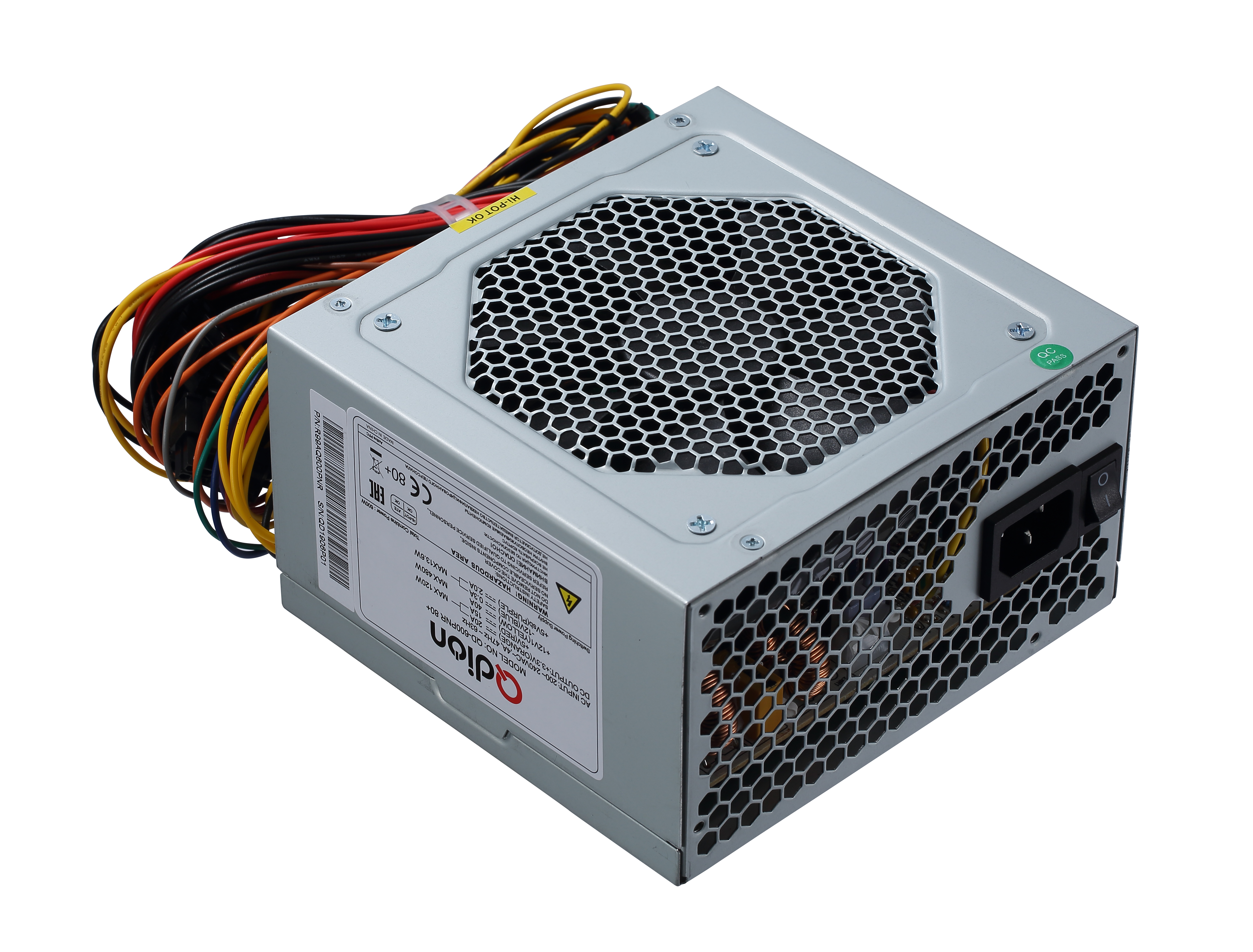 

Блок питания 600 Вт ATX Qdion QD-600PNR 80+, 120 мм, 80 Plus, QD-600PNR 80+
