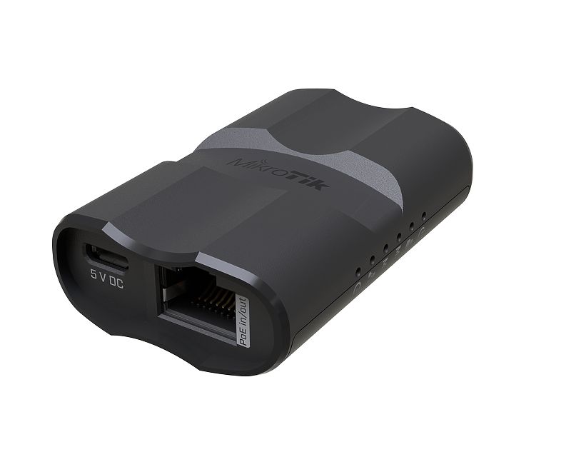 

Портативная точка доступа для настройки MikroTik MQS, WiFi 2.4GHz 802.11b/g/n, PoE, MicroUSB, черный (RBMQS), MQS