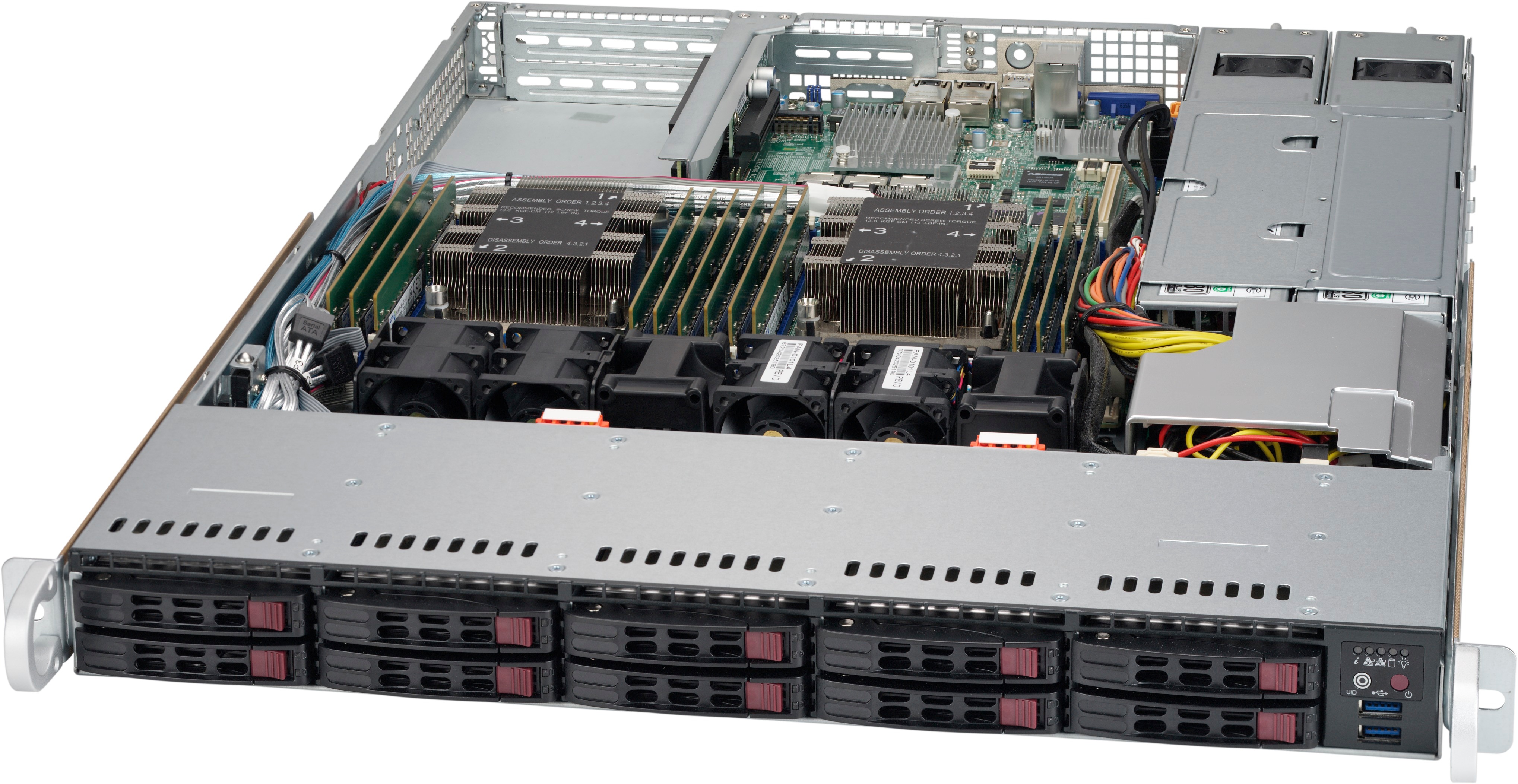 

Корпус Supermicro 116AC2-R706WB2, E-ATX, 1U RM, 8x2.5 HS, Redundant 2x750W, черный (CSE-116AC2-R706WB2), 116AC2-R706WB2