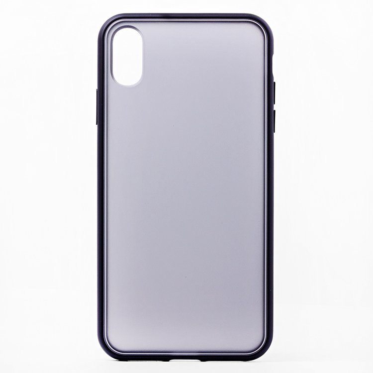 

Чехол-накладка PC035 для смартфона Apple iPhone XS Max, пластик, черный (106503)