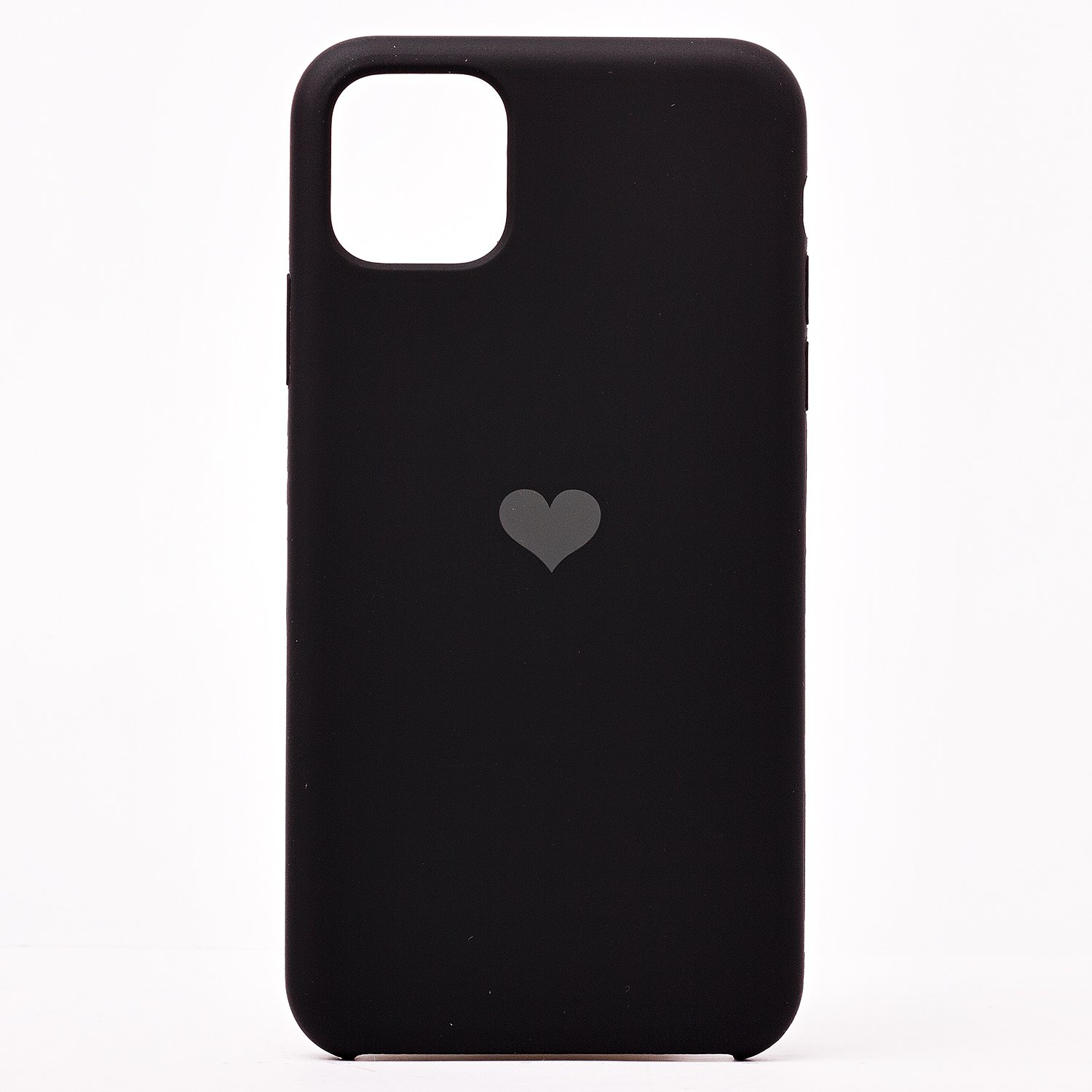 Чехол-накладка Soft Touch Love для смартфона Apple iPhone 11 Pro, силикон, черный (111951)