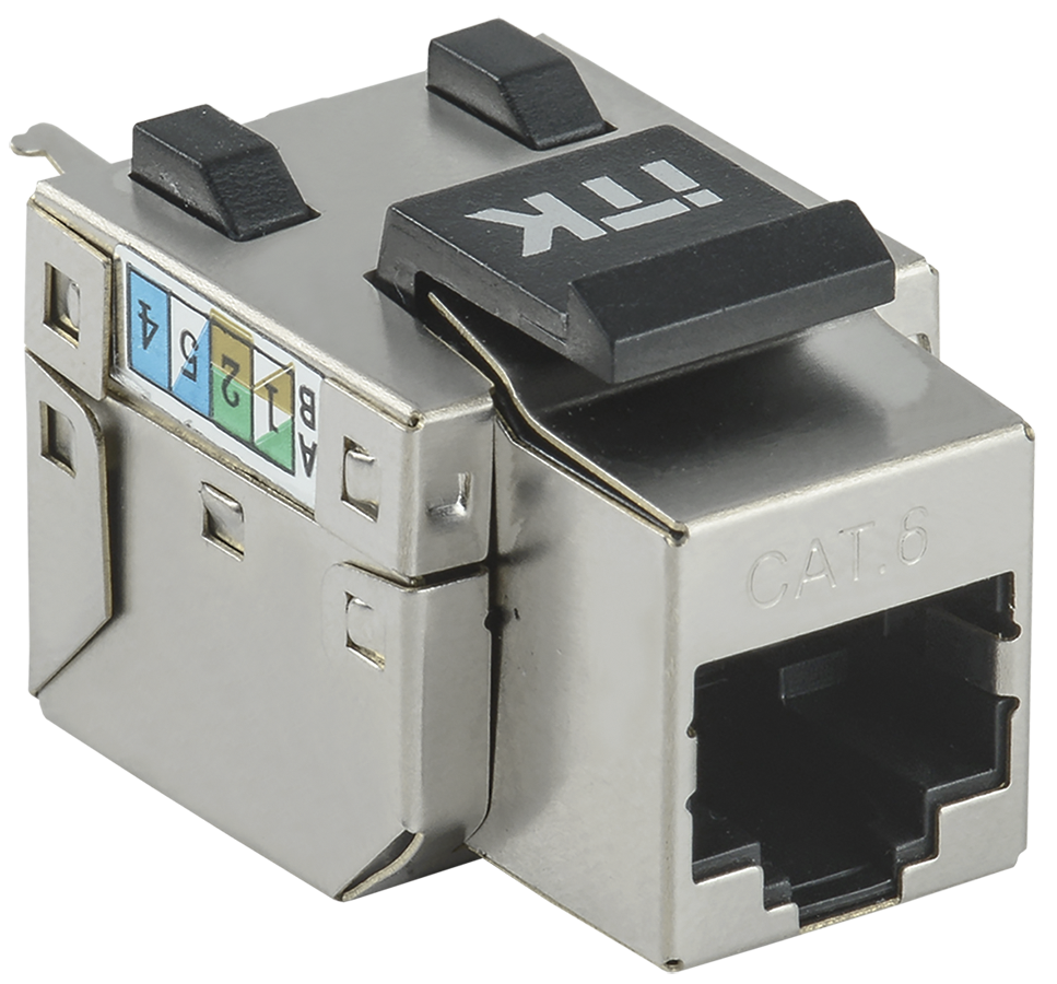 

Модуль Keystone ITK, 1xRJ-45 cat.6, 1шт., серый (CS1-1C06F-11)