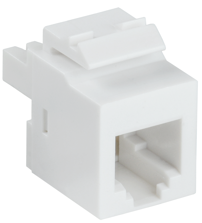 

Модуль Keystone ITK, 1xRJ-12 cat.3, 1шт., белый (CS1-3C03U-12)
