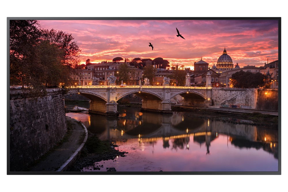 

Панель 43" Samsung QB43R, 4K, 3840x2160, HDMI, USB, WiFi, черный, QB43R