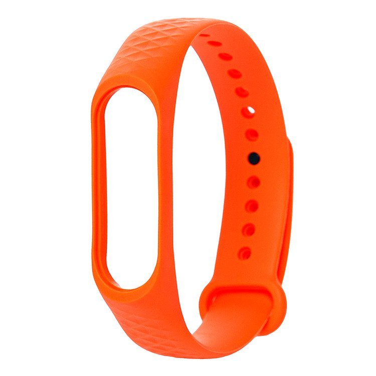 

Ремешок для Xiaomi Mi Band 3/Mi Band 4, силикон, оранжевый (90379)