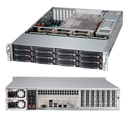 Корпус Supermicro 826BE1C-R920LPB, EE-ATX, 2U RM, Redundant 2x920 Вт (CSE-826BE1C-R920LPB)