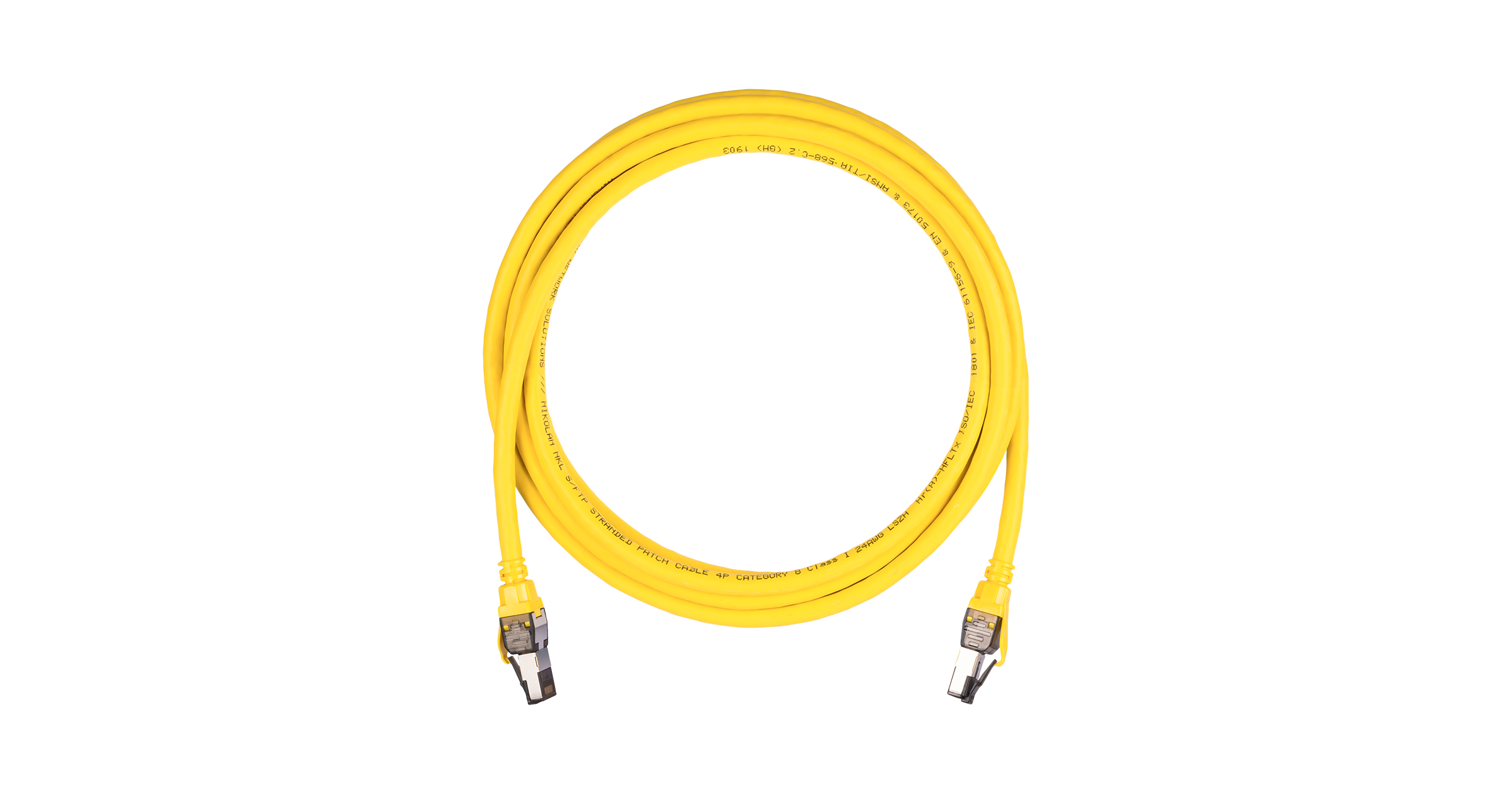 

Патч-корд SSTP кат.8, 2м, RJ45-RJ45, желтый, CU, LSZH, NIKOMAX (NMC-PC4SI55B-020-C-YL), NMC-PC4SI55B-020-C-YL