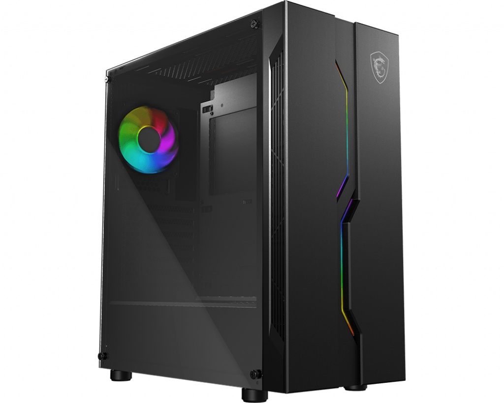 

Корпус MSI MAG Vampiric 010, ATX, Midi-Tower, RGB подсветка, черный, без БП, MAG Vampiric 010