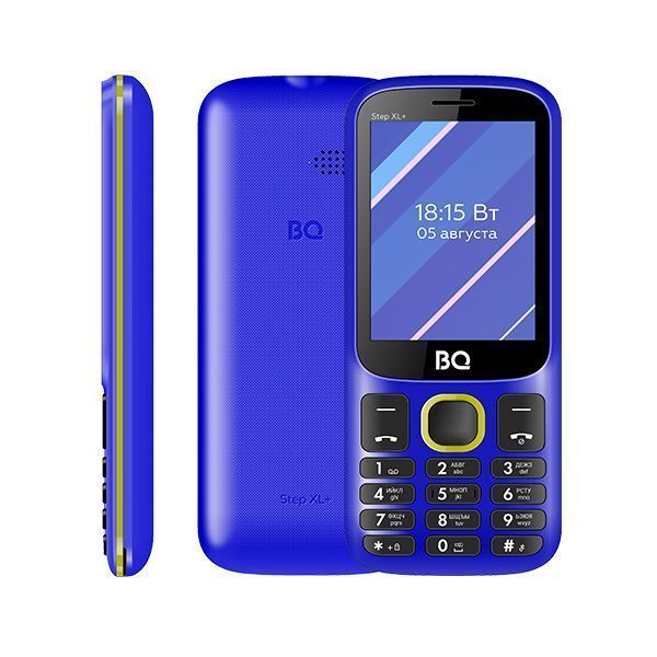 

Мобильный телефон BQ 2820 Step XL+, 2.8" TN, 32Mb RAM, 32Mb, 2-Sim, 1000 мА·ч, micro-USB, синий/желтый, 2820 Step XL+