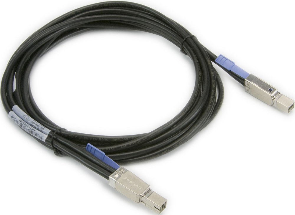 

Кабель SuperMicro, SFF-8644 (mini SAS HD) - SFF-8644 (mini SAS HD), внешний, 3 м, черный (CBL-SAST-0677)