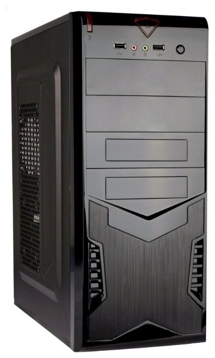 

Корпус ExeGate CP-604 500W Black, ATX, Midi-Tower, черный, 500 Вт (EX280389RUS), CP-604 500W Black
