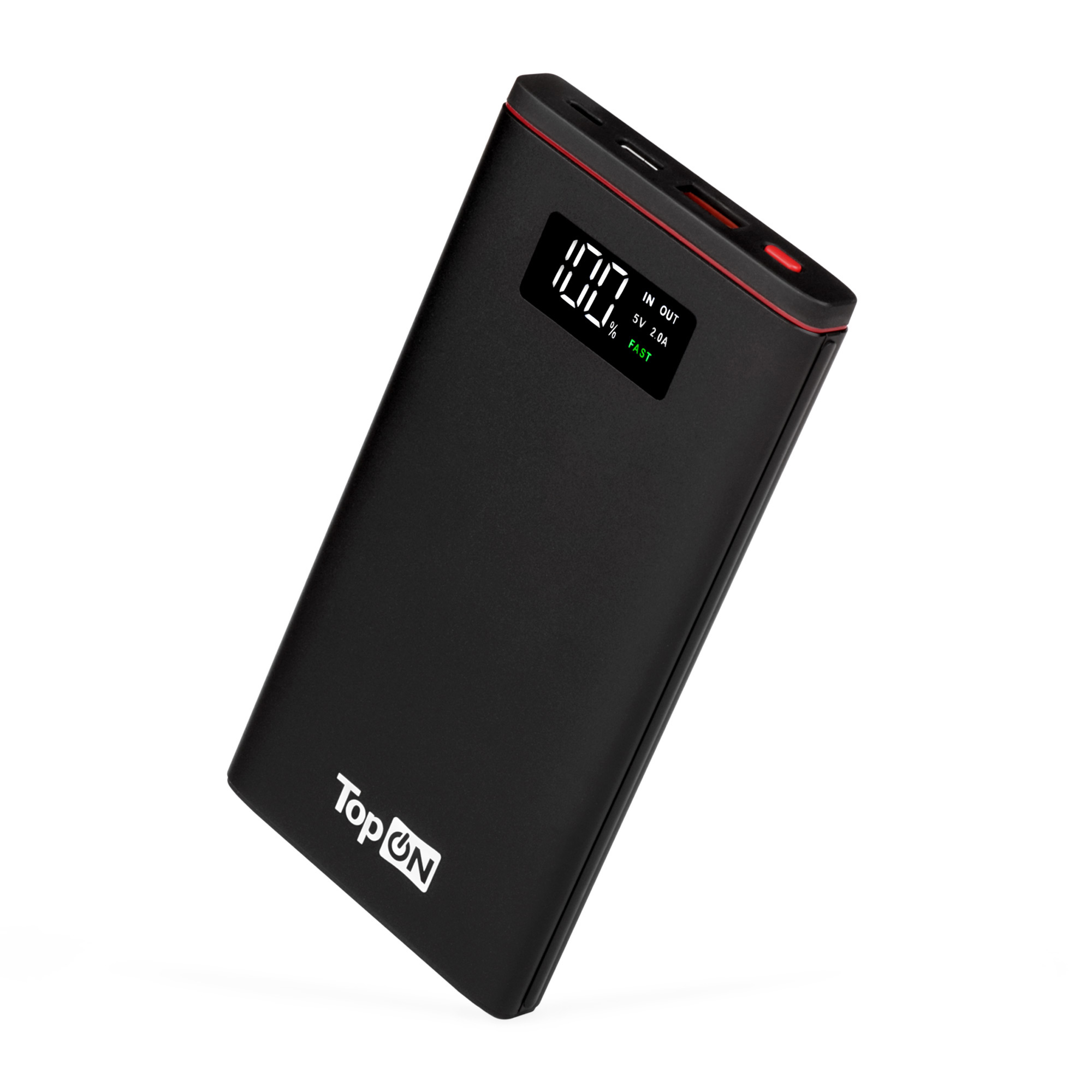 

Портативный аккумулятор (Powerbank) TopON TOP-T10, 10000mAh, 1xUSB, 3A, Type-C, QC, PD, черный, TOP-T10