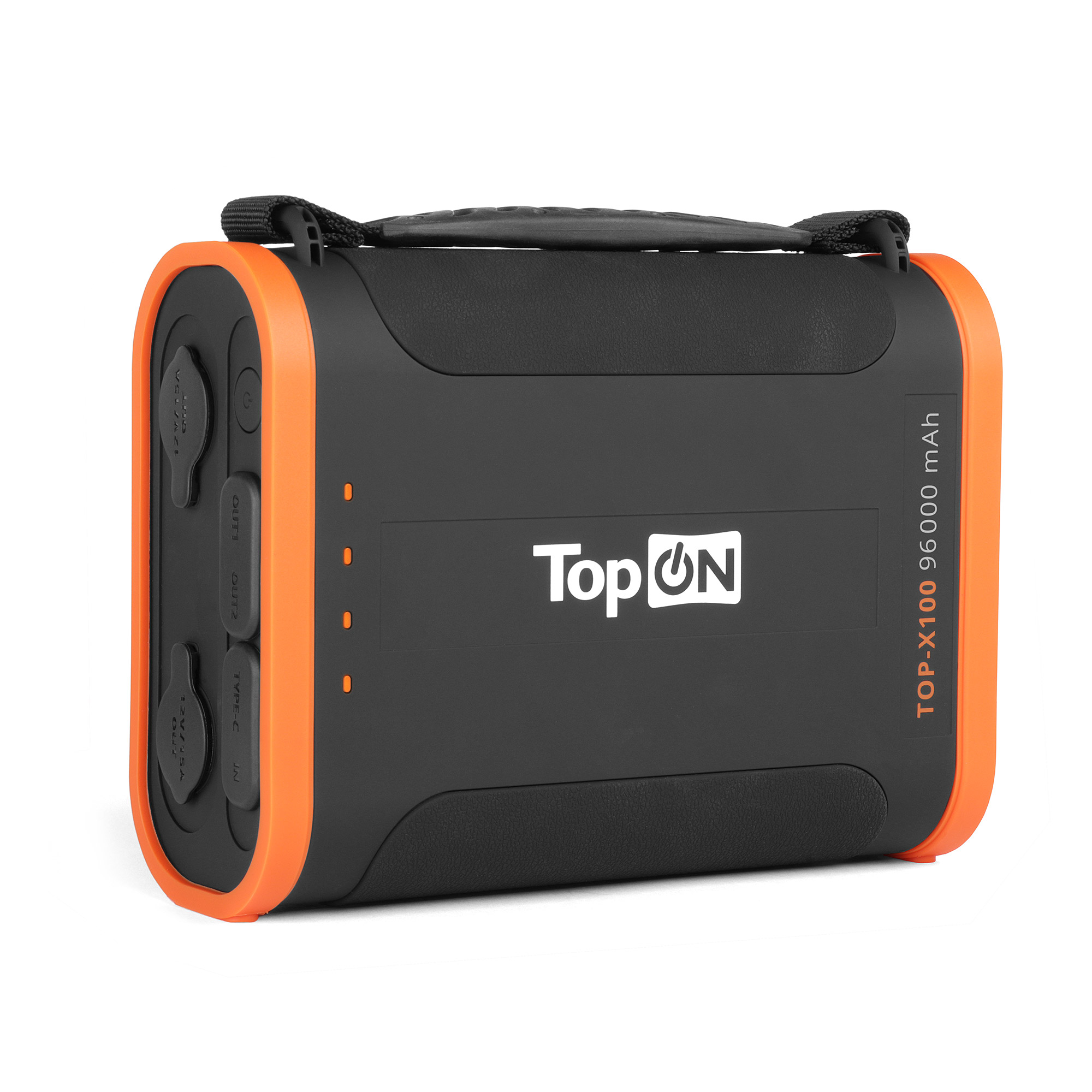 

Портативный аккумулятор (Powerbank) TopON TOP-X100, 96000 мА·ч, 2xUSB, 3А, Type-C, QC, PD, черный, TOP-X100