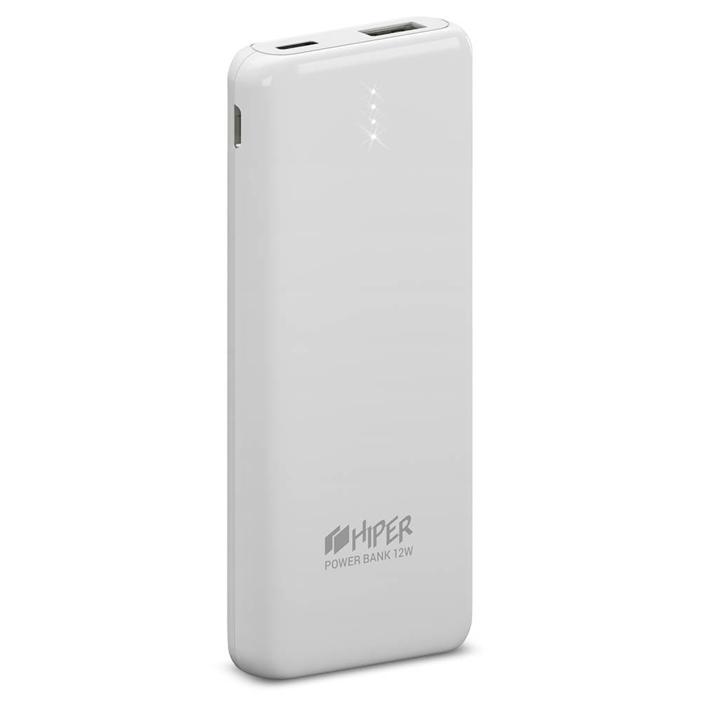 

Портативный аккумулятор (Powerbank) HIPER PSL8000, 8000mAh, 1xUSB, 2.4A, белый, PSL8000