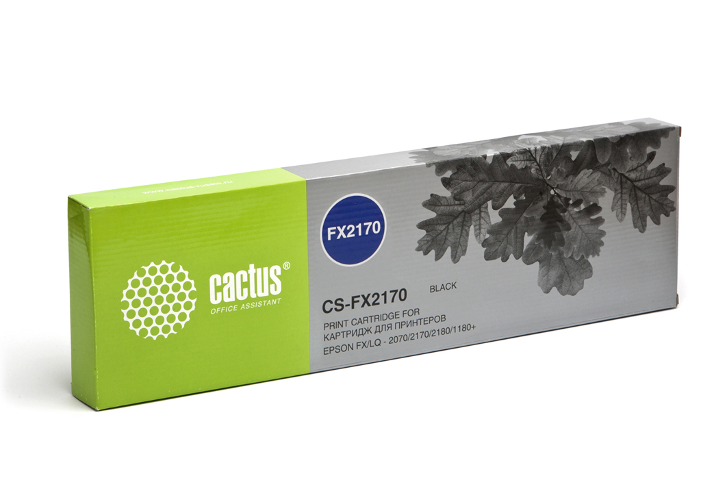 

Картридж Cactus CS-FX2170 для Epson FX/LQ-2070/2170/2180/1180 (9000000зн), черный, CS-FX2170