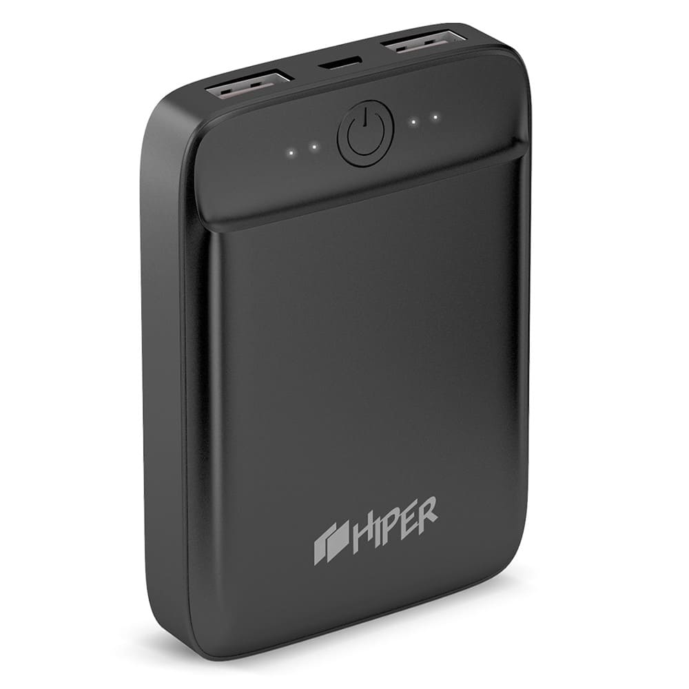 

Портативный аккумулятор (Powerbank) HIPER SL6000, 6000mAh, 2xUSB, 2.1A, черный, SL6000