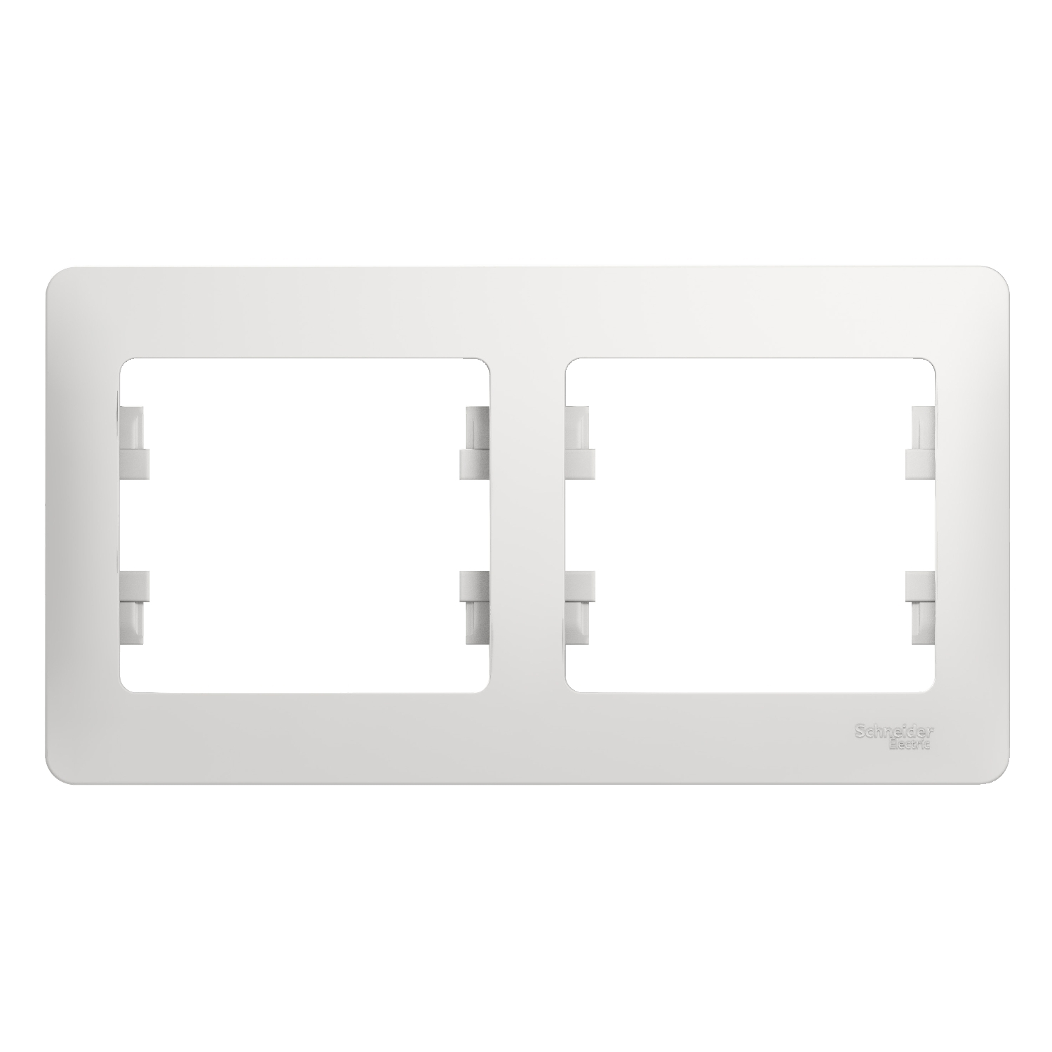 Рамка Schneider Electric GLOSSA, 2-поста, белый