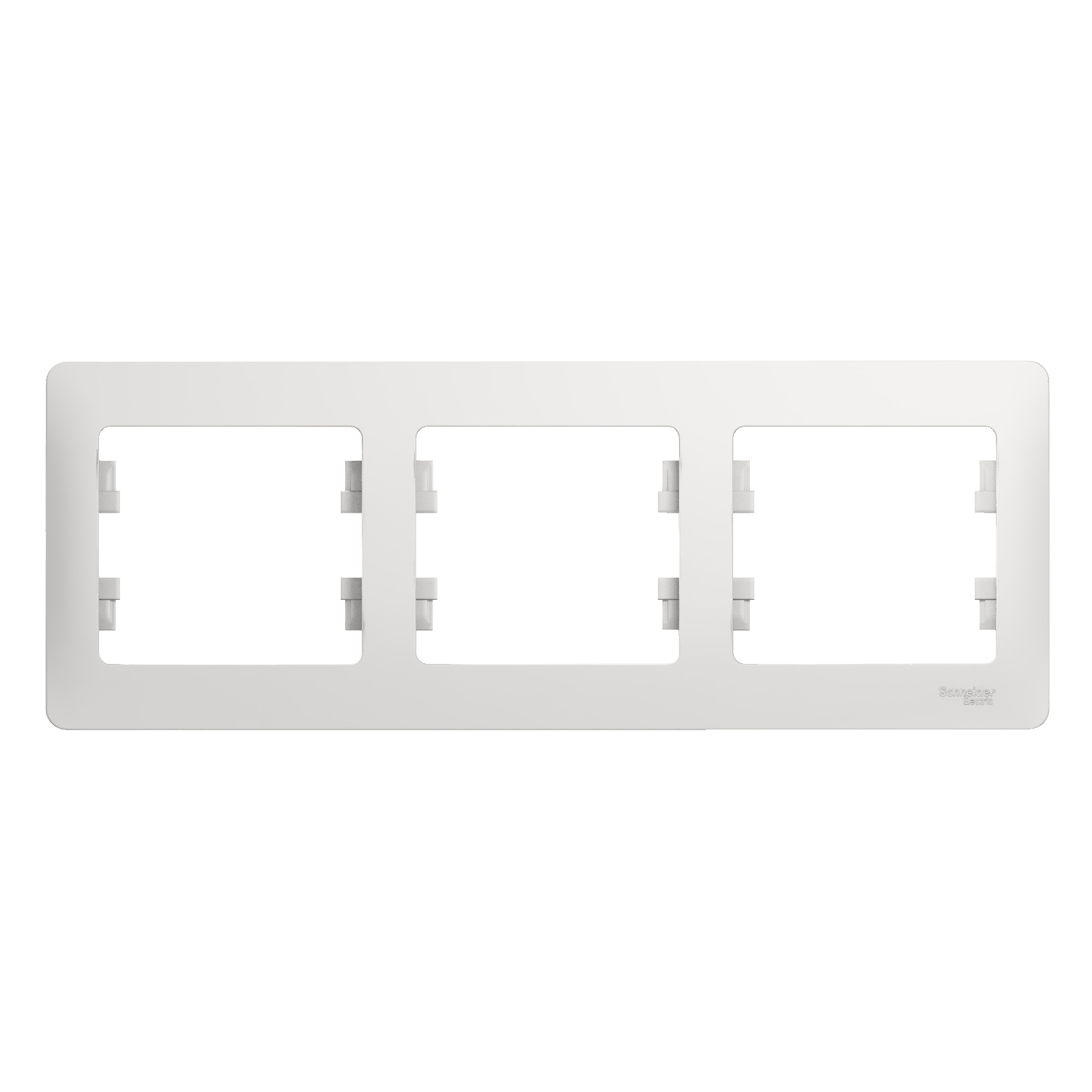 Рамка Schneider Electric GLOSSA, 3-поста, белый