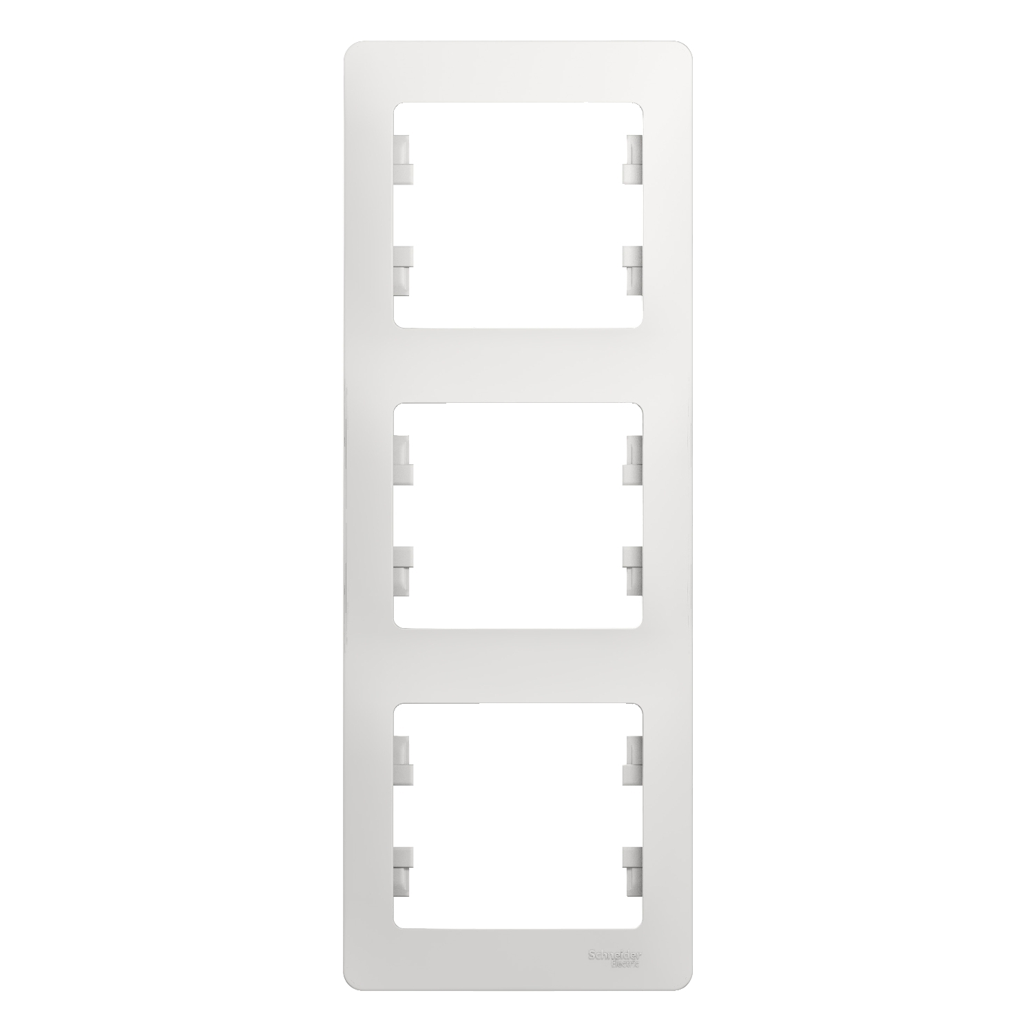 Рамка Schneider Electric GLOSSA, 3-поста, белый