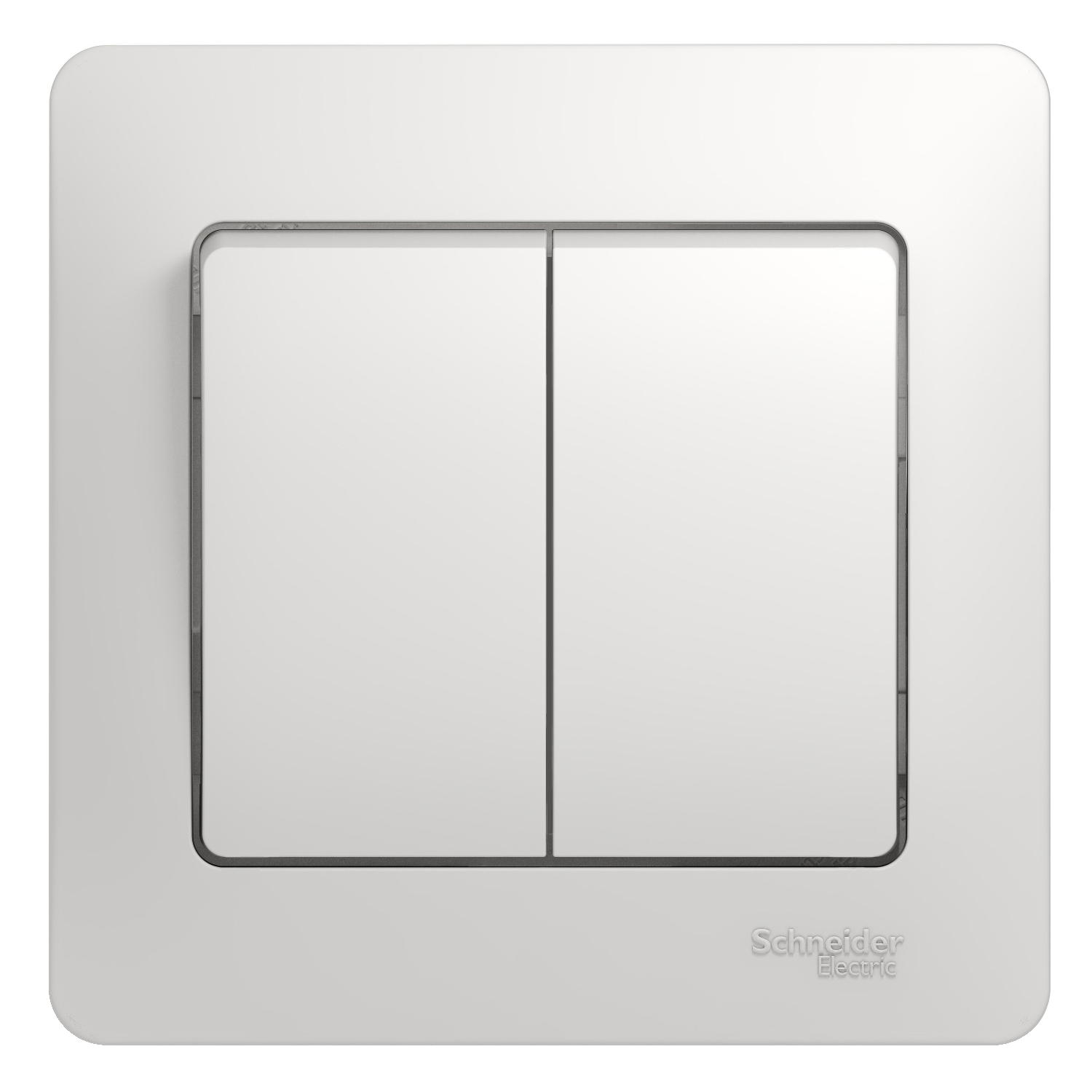 

Выключатель Schneider Electric GLOSSA, 2кл., скрытый монтаж, в сборе, белый (GSL000152)