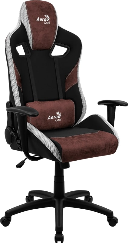

Кресло игровое AeroCool COUNT черный/бордовый/серый (4710562751277), COUNT