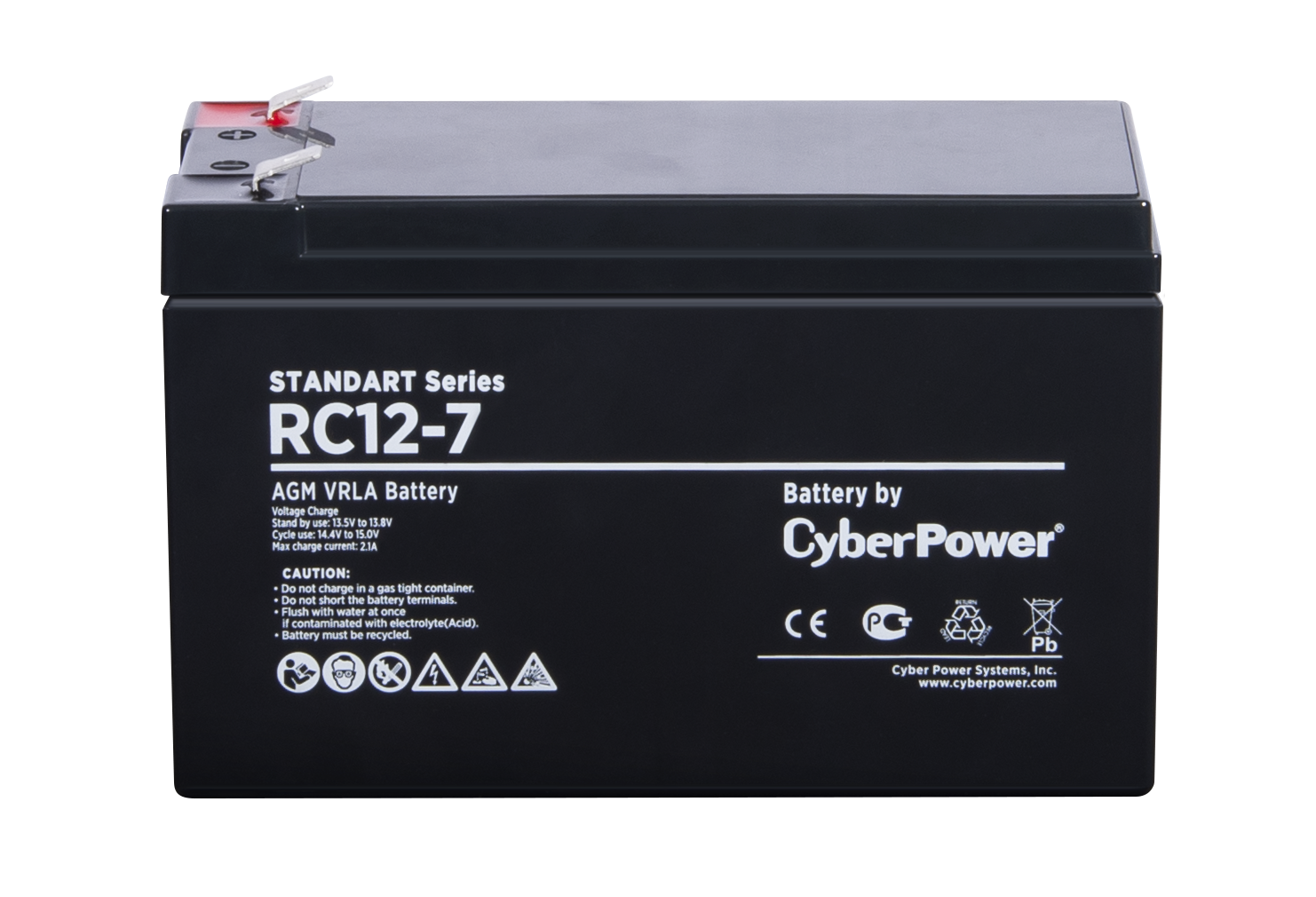 Аккумуляторная батарея для ИБП CyberPower RC 12-7, 12V, 7Ah