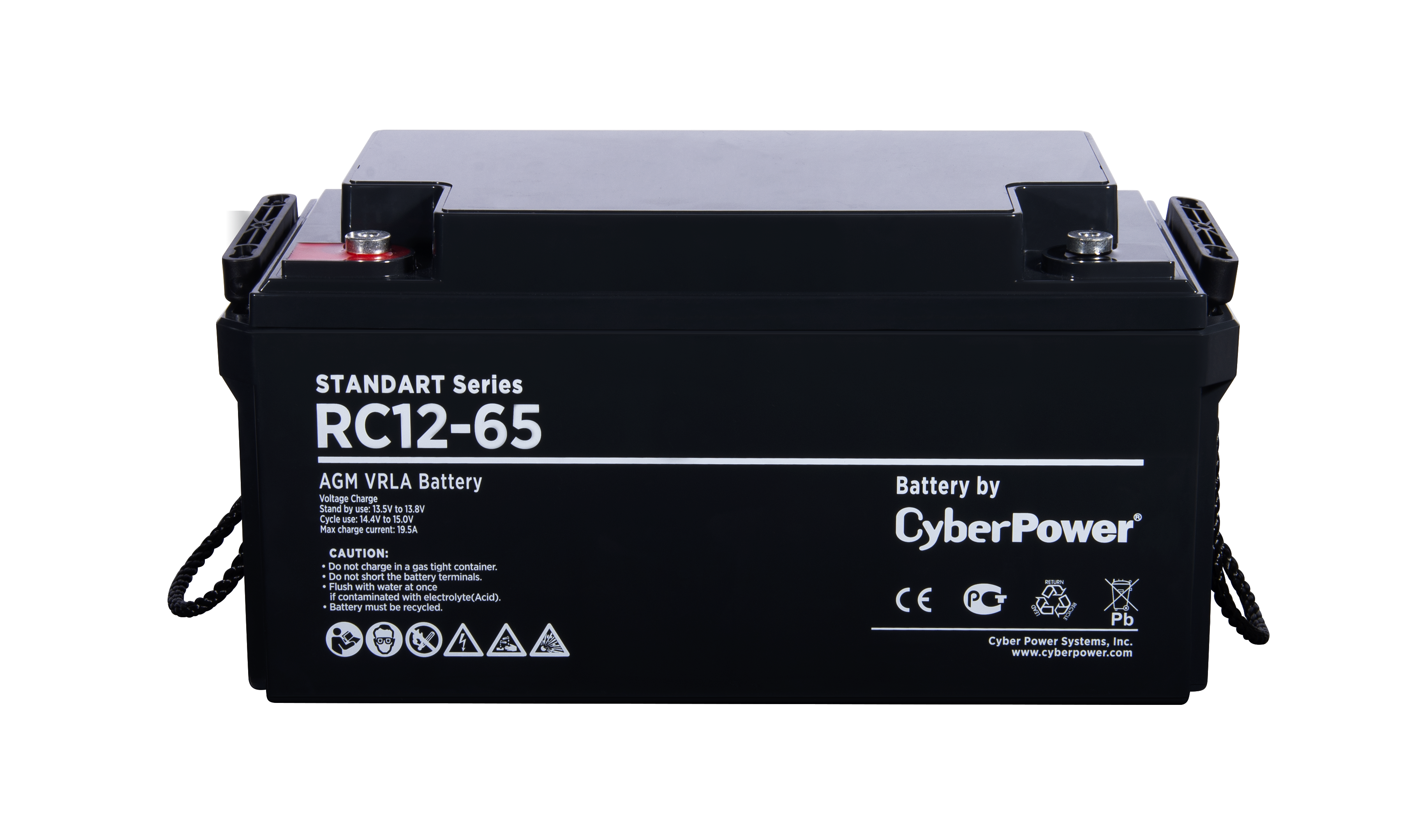 

Аккумуляторная батарея для ИБП CyberPower RC 12-65, 12V, 65Ah, RC 12-65