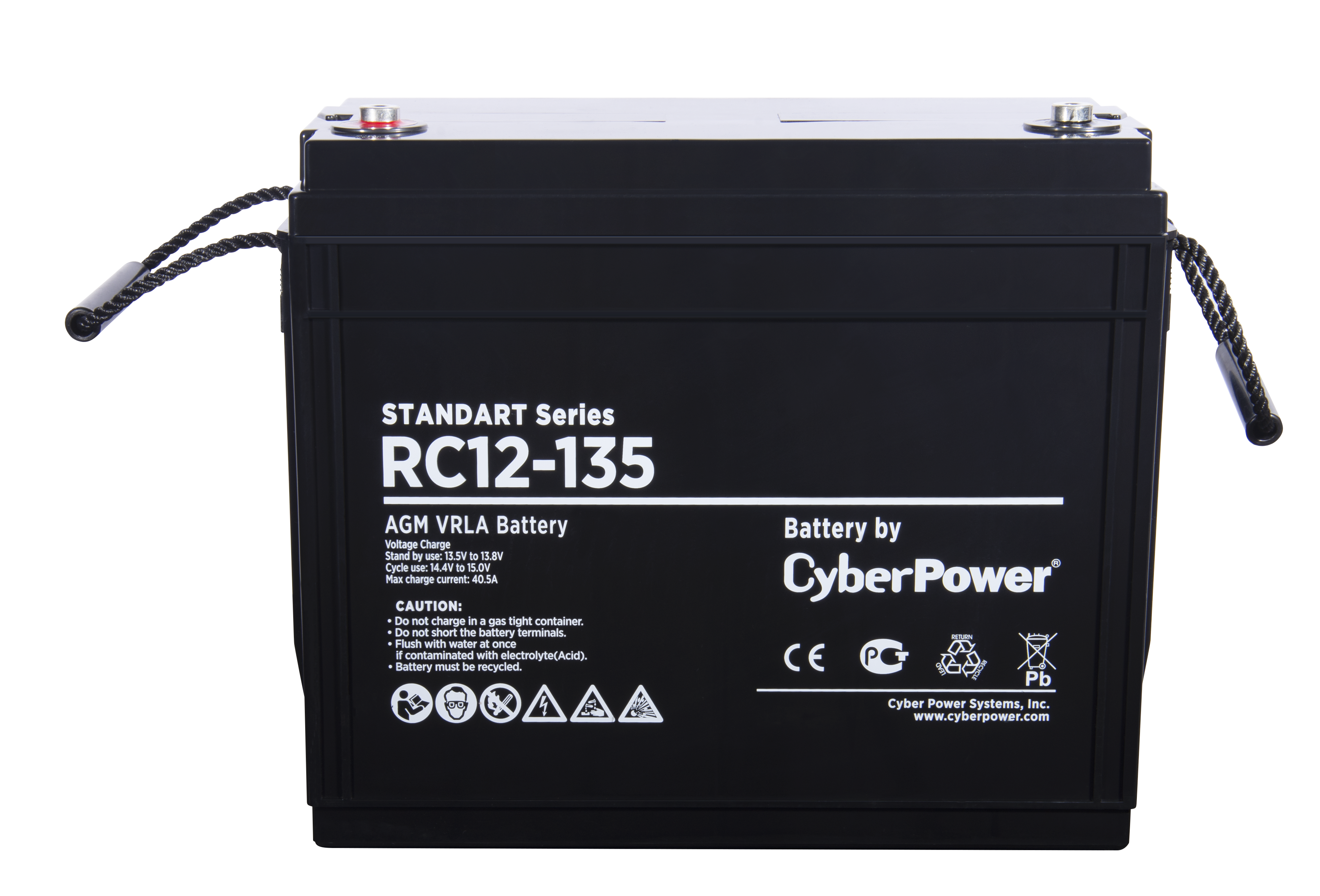 Аккумуляторная батарея CyberPower RC 12-135, 12V, 135Ah - фото 1