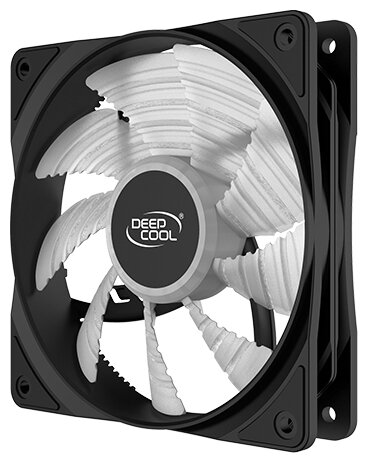 Вентилятор Deepcool RF 120 W, 120мм, 1300rpm, 21.9 дБ, 3-pin, 1шт, белый - фото 1