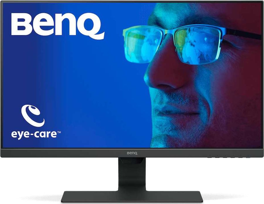 

Монитор 27" BenQ GW2780E IPS, 1920x1080 (16:9), 250кд/м2, 8мс, VGA, HDMI, DisplayPort, черный (9H.LGELB.FBE), GW2780E