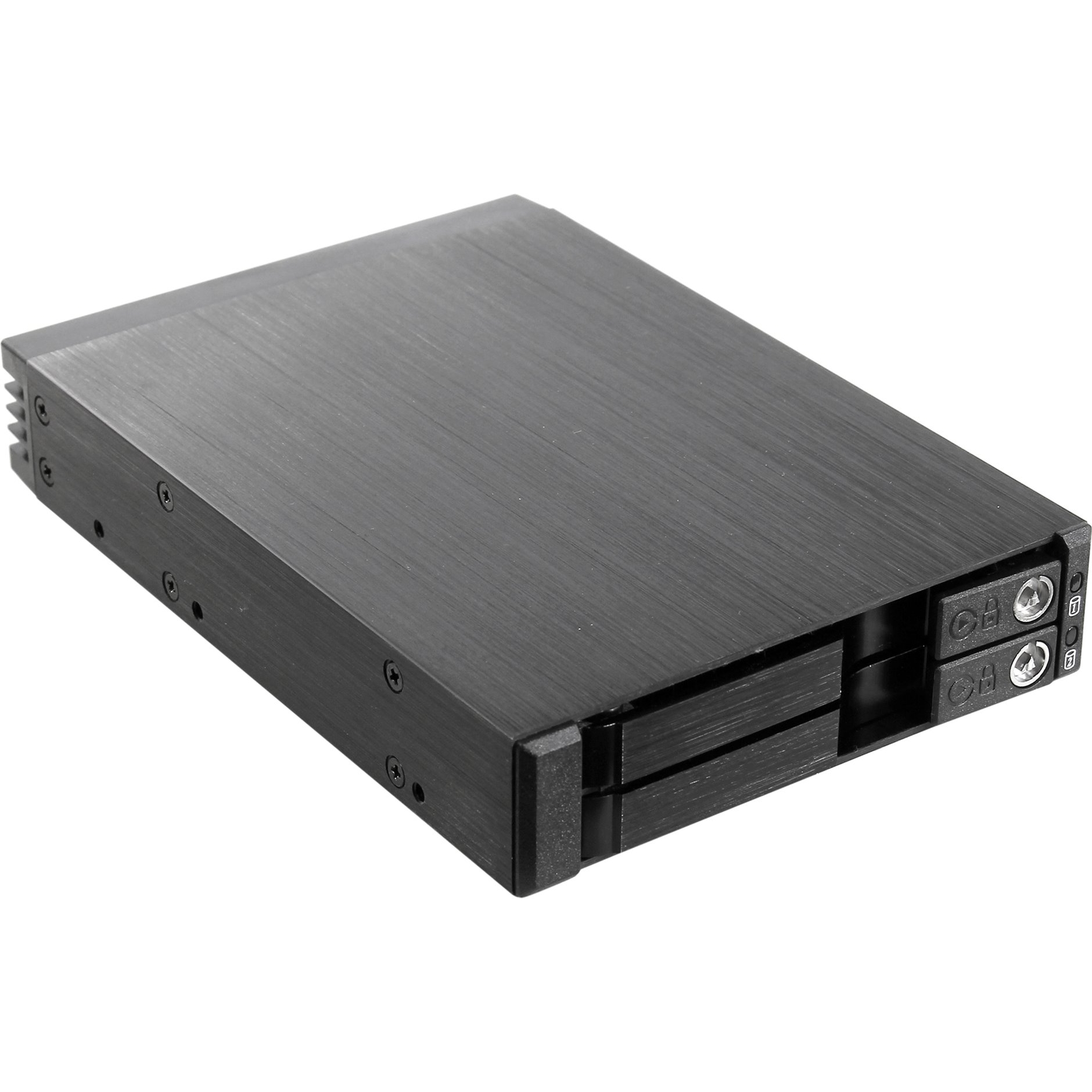 

Корзина Procase T2-012-SATA3-BK, 2x2.5" в отсек 3.5" HS SATA, для универсальный, черный, T2-012-SATA3-BK