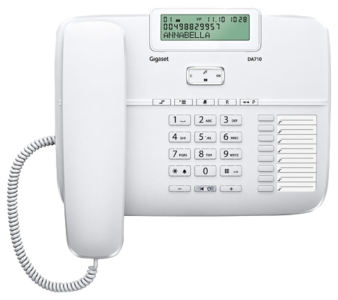 

Проводной телефон Gigaset DA710, White, Белый, DA710