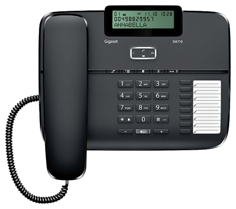 

Проводной телефон Gigaset DA710, Black, DA710