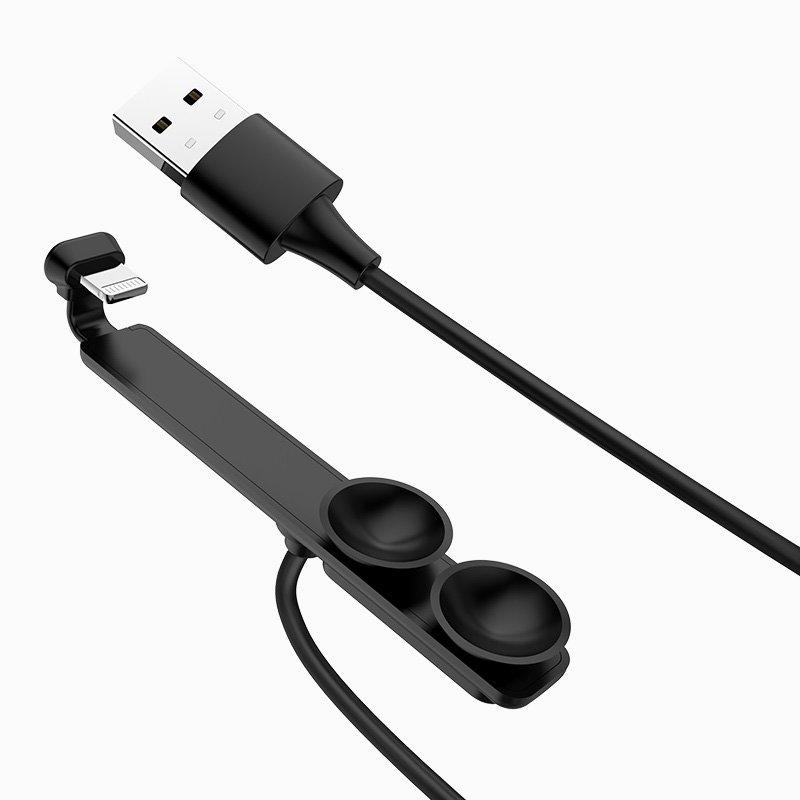 

Кабель USB-Lightning, HOCO, U51 Fun tour, 1.2м, черный (102227)