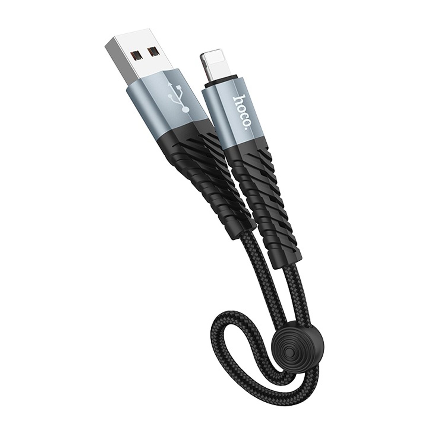 

Кабель USB-Lightning, HOCO, X38 Cool Charging, 25см, черный (114046)