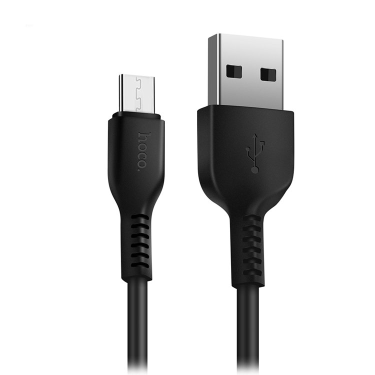 

Кабель USB(Am)-Micro USB(Bm), 2 м, черный, HOCO Desert Camel X20 (6957531068884), X20