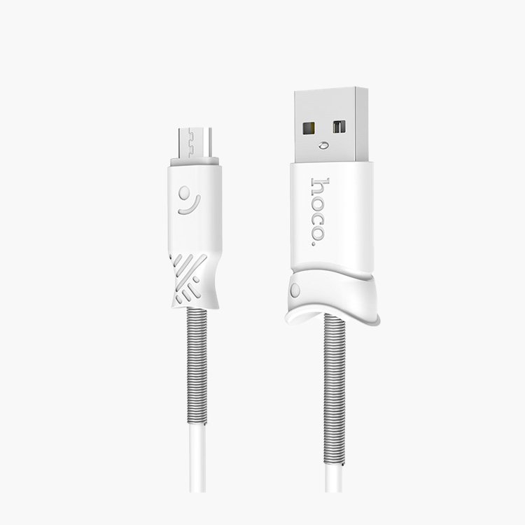 

Кабель USB-microUSB , HOCO, X24 Pisces для HTC/Samsung, 1м, белый (92761)