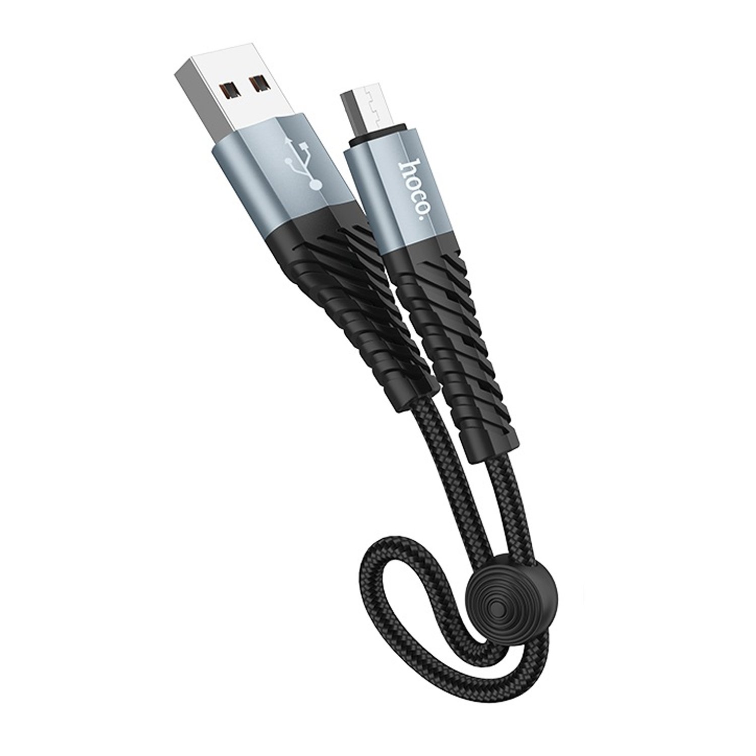 

Кабель USB-microUSB , HOCO, X38 Cool Charging, 25см, черный (114050)