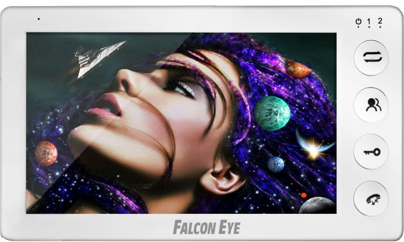 

Видеодомофон Falcon Eye Cosmo HD, 7" 1024x600, поддержка панелей: 2 шт., поддержка камер: 2 шт., белый (COSMO HD), Cosmo HD