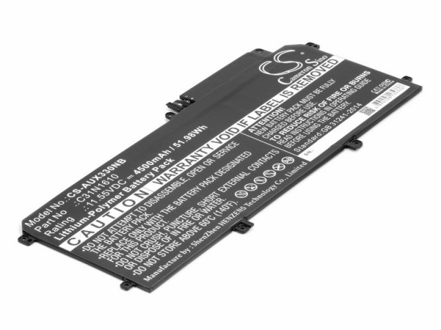 Аккумуляторная батарея Pitatel для Asus UX330CA ZenBook, 0B200-02090100, C31N1610, 11.6V, 4500mAh, черный (BT-1185)