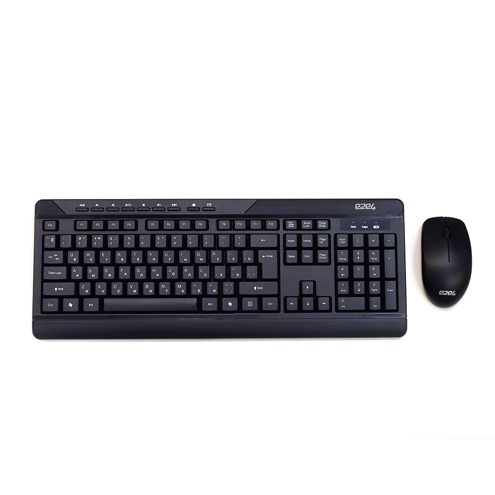 Клавиатура + мышь e2e4 KM203, USB, черный