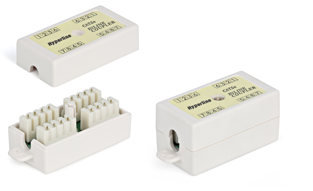 

Проходной адаптер (coupler) Hyperline, Dual IDC, категория 5e, 4 пары (CA-IDC-C5e-WH)
