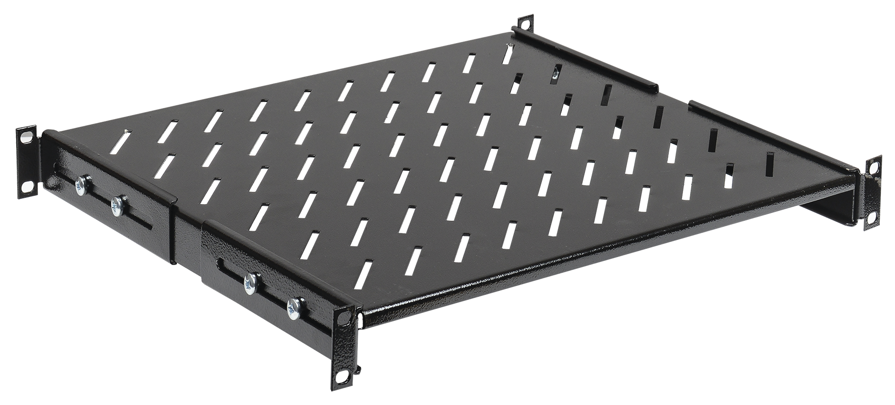 

Полка стационарная ITK глубина 600мм до 100кг 1U черная (FS05-600PI), 0