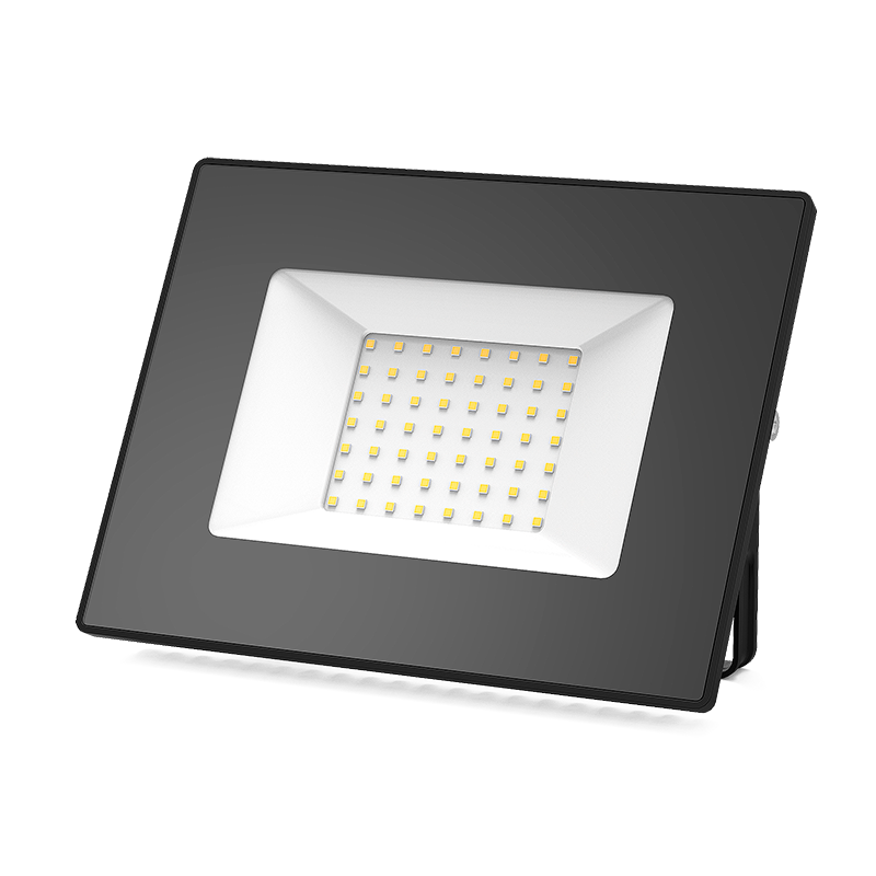 Прожектор светодиодный Gauss, 50Вт, 3450лм, 3000K, Ra:70, IP65, черный (613527150)